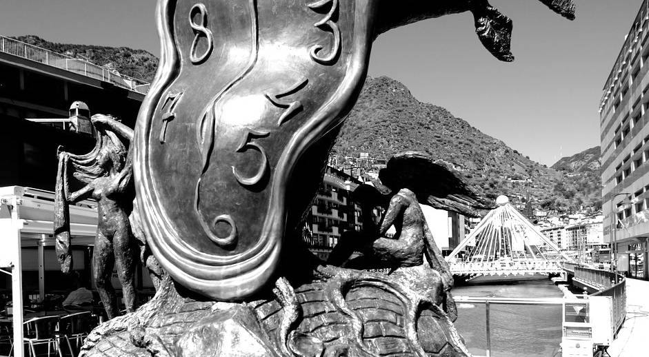 The Nobility of Time: Salvador Dalí’s melting clock in Andorra la Vella
