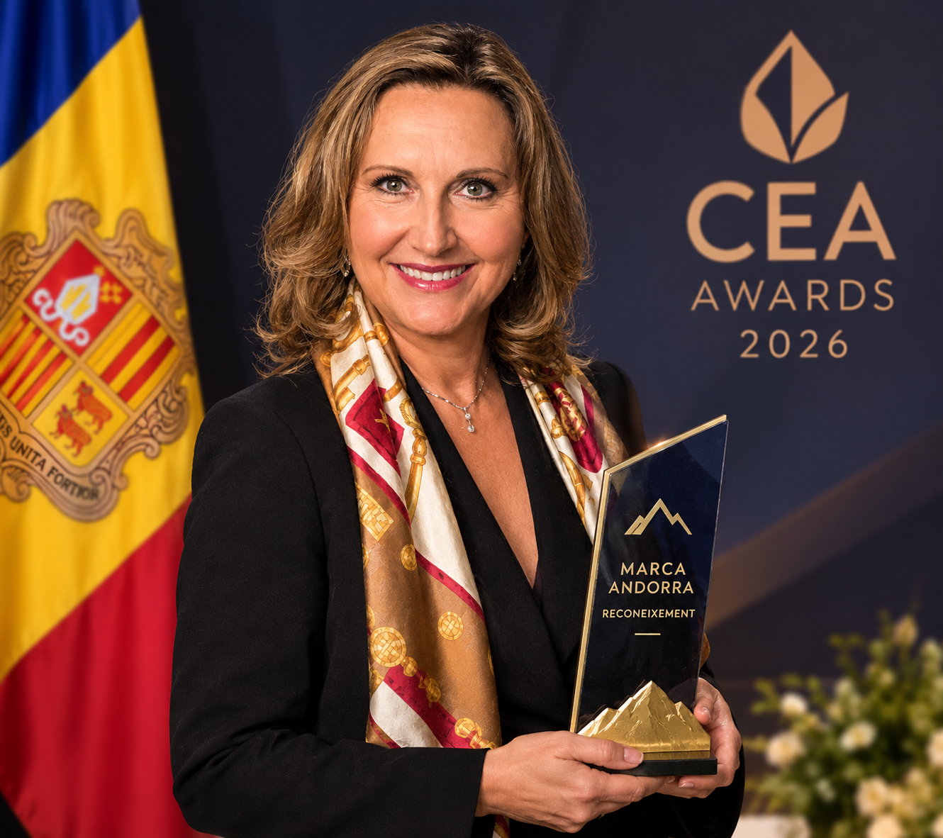 Magda Marquet Receives the Marca Andorra Recognition at the 2026 CEA Awards